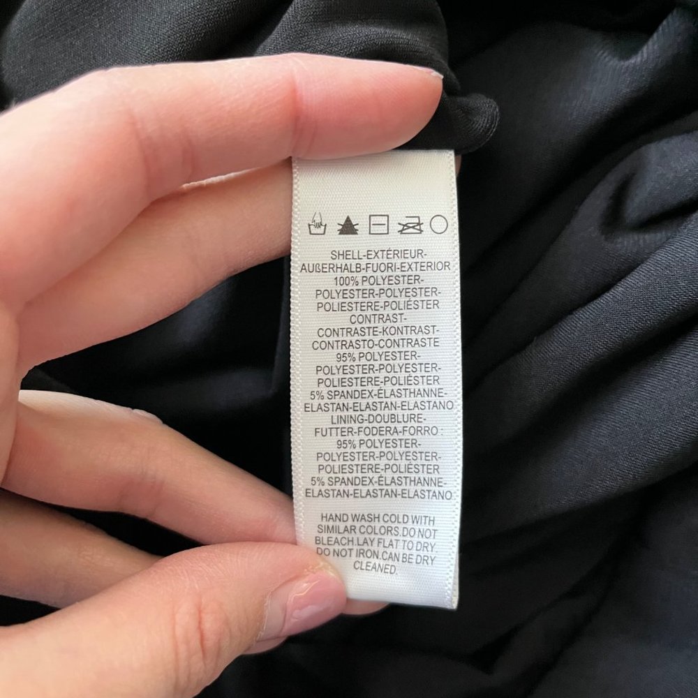 NWT Dress The Population Kady Sequin Block Print Tiered Dress in Black Multi Sml - Picture 12 of 15